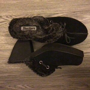 Vintage Skechers Fur Clogs